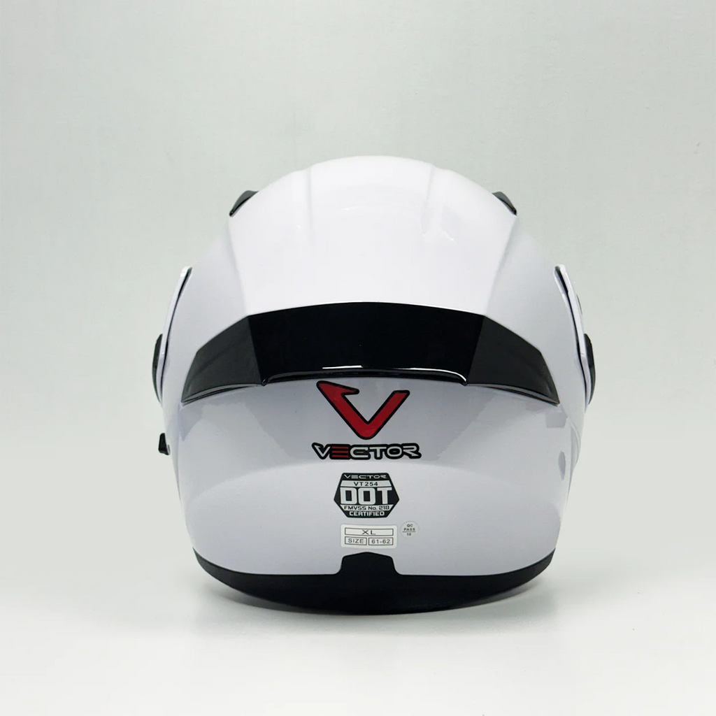 Vector Flip up Helmet VT-254 prime white