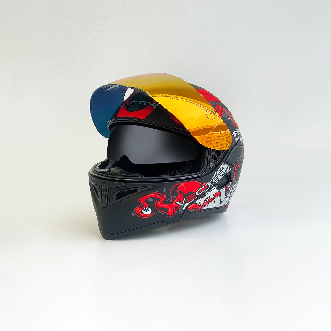 Vector Flip up Helmet 254 Prime Heat