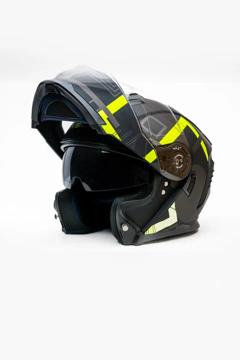 Vector Flip up Helmet VT-265 Vortex Yellow