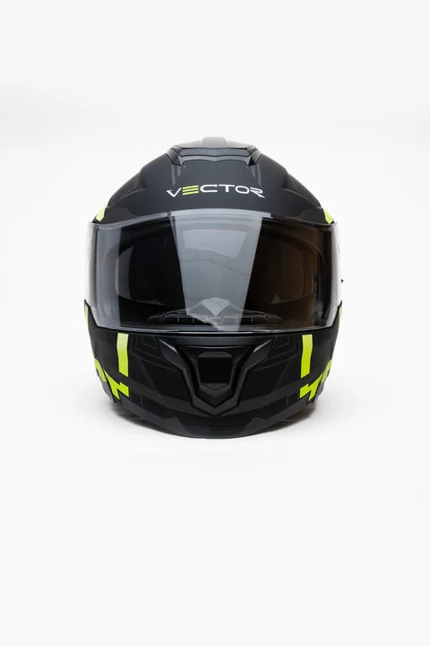 Vector Flip up Helmet VT-265 Vortex Yellow