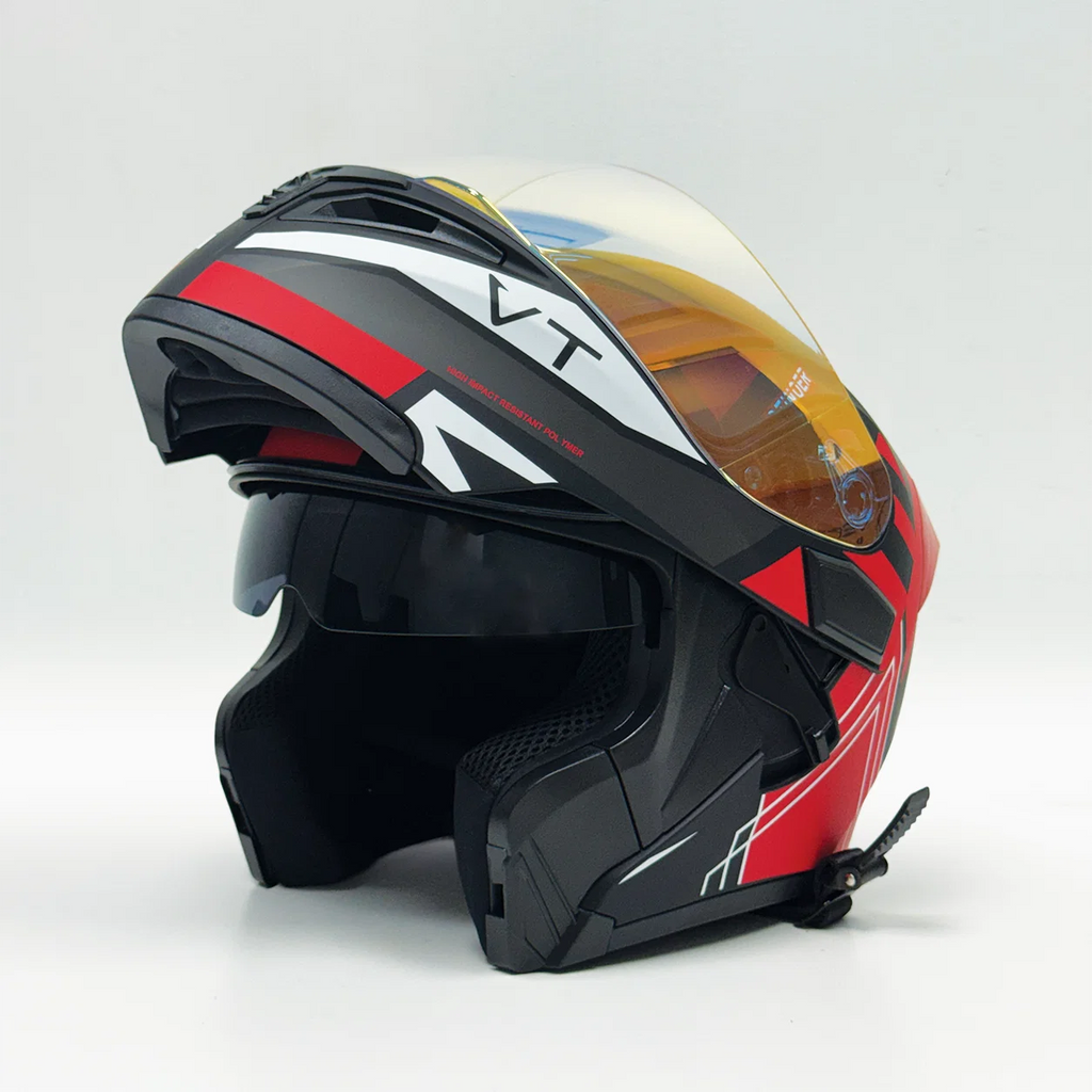 Vector Flip up Helmet VT-254 Prime Red