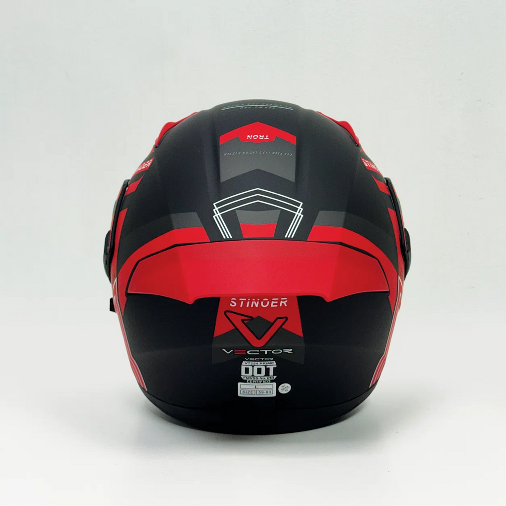 Vector Flip up Helmet VT-254 Prime Red